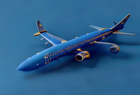 Airbus A380 diecast model