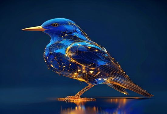 Big Bird AI art installation