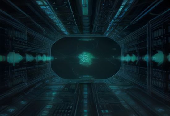 A photorealistic image of a futuristic glowing brain circuit board in a server room, symbolizing AI memory consolidation