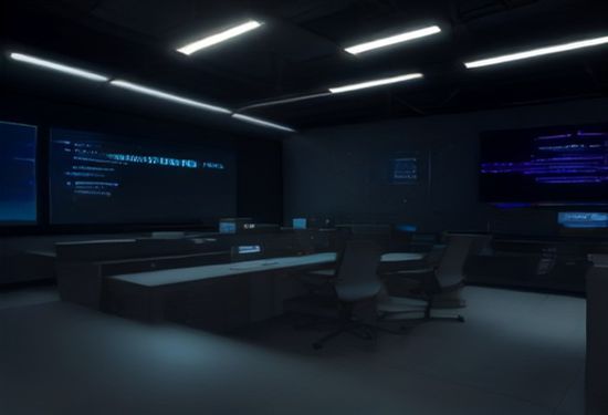 A photorealistic image of a modern cybersecurity operations center with a large digital dashboard displaying a rapidly decreasing timer and threat maps, with a robotic arm symbolically applying a digital patch to a glowing server.
