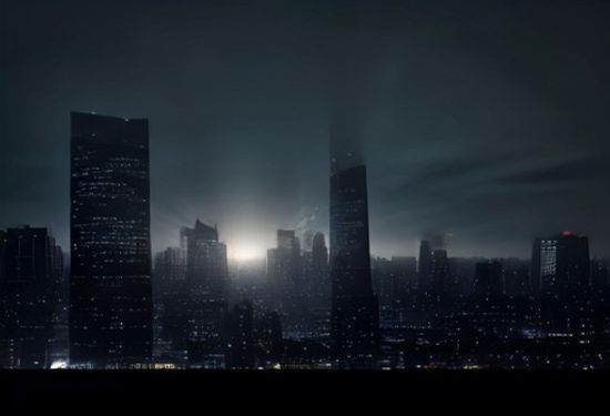 A professional photo of a digital display showing a dramatic upward XRP price chart graph on a dark screen, with a blurred city skyline background suggesting future financial growth, photorealistic, no text.