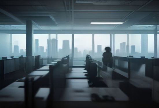 photorealistic image of a glowing startup office, diverse engineers coding on dual monitors, China skyline background, modern glass architecture, focused teamwork, bright natural lighting