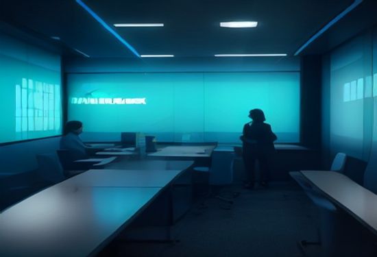 M&T Bank employees working with AI copilots in modern office
