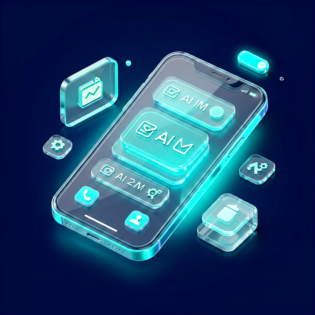 smartphone running tiny AI model offline