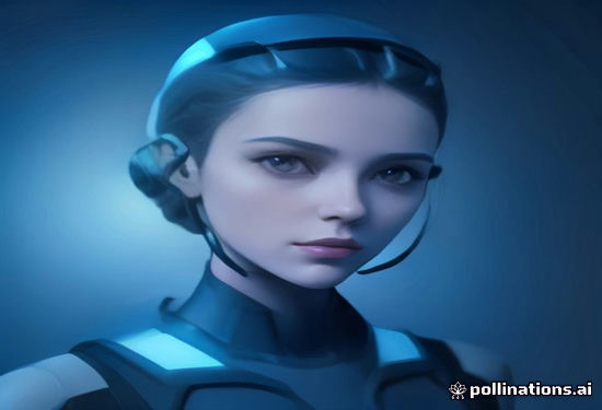 AI wearable device on a model neck closeup