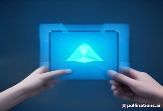 Meta AI safety team reviewing flagged advertisements on smartphone screen closeup
