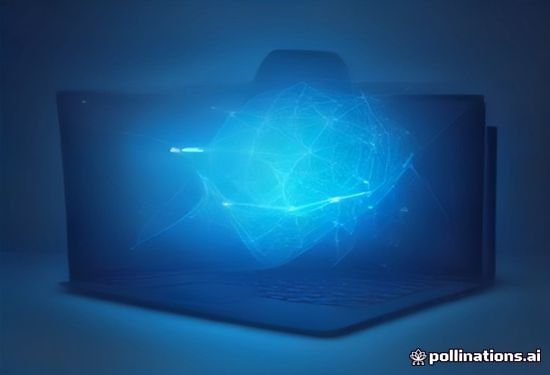 person spotting AI writing patterns on laptop screen in modern office